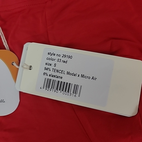 NWT Tani Boxer Trunks Tencel Modal 2 Pack Purple Red Sz S - Picture 3 of 7